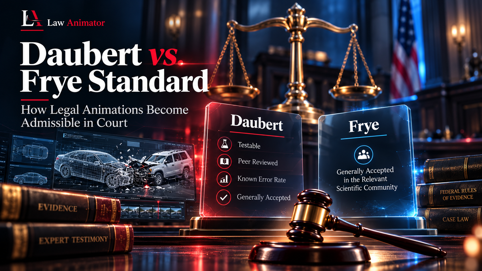 Daubert vs. Frye Standard: How Legal Animations Become Admissible in Court